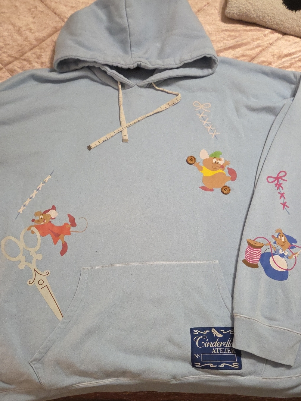 Disney Light Blue Cinderella Hoodie Sweatshirt
